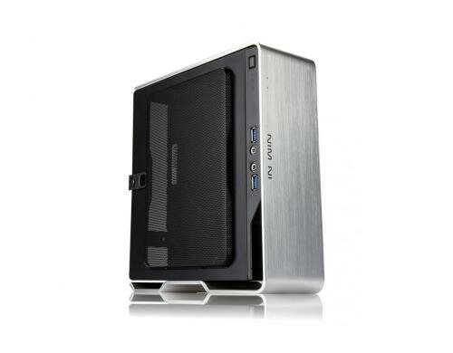 In Win Mini Tower Chopin, silber inkl. PSU 2x 2.5, 2x USB3.0, inkl 150W PSU