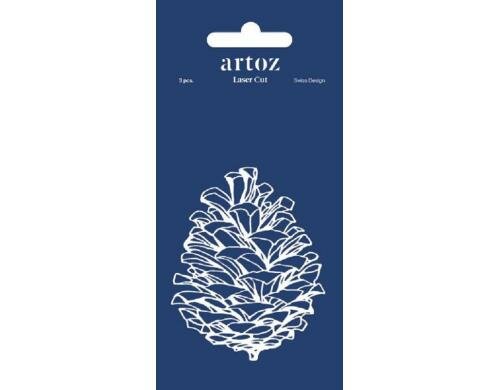 Artoz Papierdeko Laser Cut 3 Stück (S, M, L) 47 - 75 mm