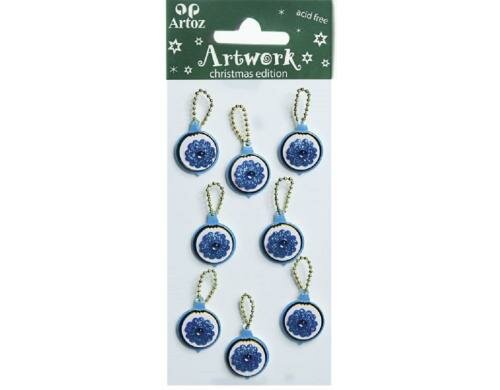 Artoz Sticker Art-Work handmade Weihnachtskugeln