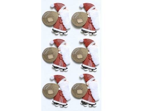 Artoz Sticker Art-Work handmade Weihnachtsmann