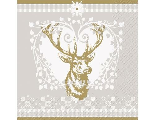 Stewo Servietten Ludwig 20 Stück, Grösse 33x33cm