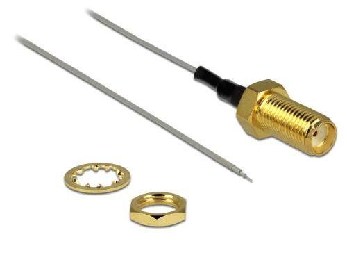 SMA-Buchse zu offen Kabel, 95mm Länge zum Einbau geeignet
