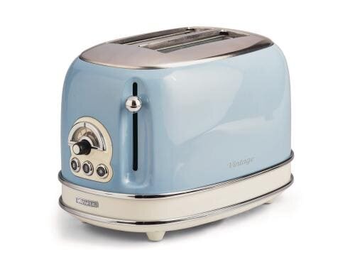 Ariete Toaster Vintage blau 810 W, 2 Schlitze
