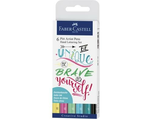 FABER-CASTELL PITTArtistPen Handlettering I 6er Etui