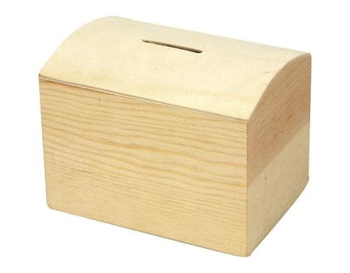 Creativ Company Holz Spardose 10 x 8 x 7 cm