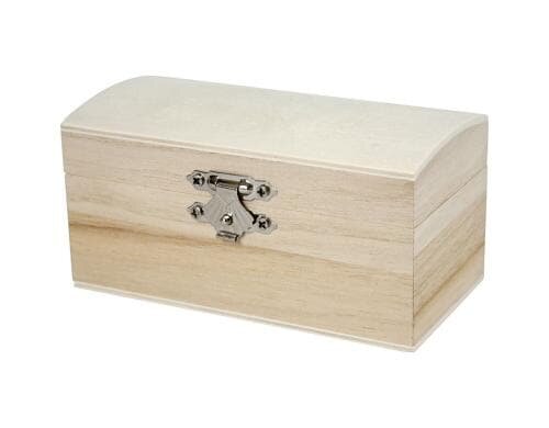 Creativ Company Holz Truhe 11.5 x 5.8 x 5.8, Kaiserbaum