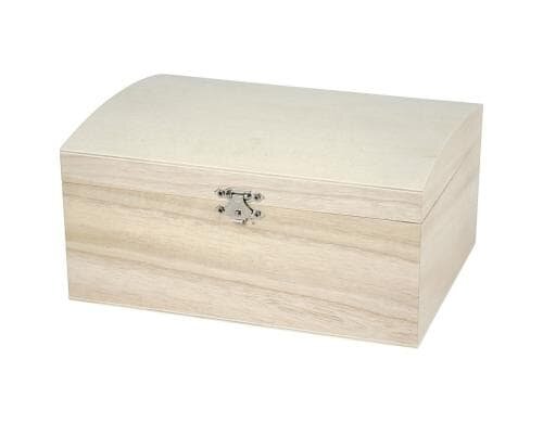 Creativ Company Holz Truhe 21.5 x 15.8 x 10.6 cm, Kaiserbaum