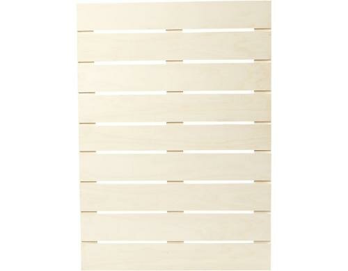 Creativ Company Holzschild Lamellen-Panel 45 x 63 x 1.1 cm, Sperrholz