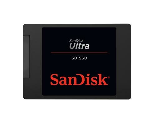SanDisk SSD Ultra 3D 500GB, 2.5 SATA3, lesen 560MB/s, schreiben 530MB/s