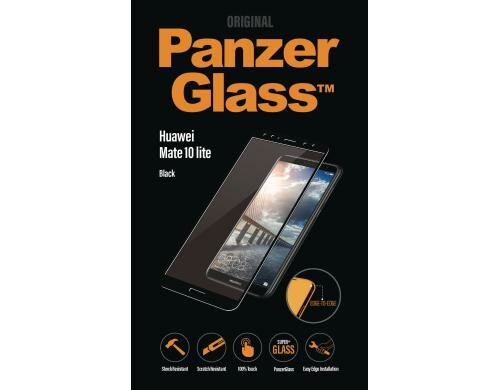 Panzerglass Displayschutz Black für Huawei Mate 10 Lite