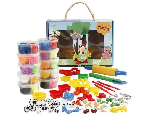 Creativ Company Foam Clay und Silk Clay Set