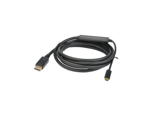 LMP USB-C 3.1 zu Displayport Kabel 4K support 60Hz, schwarz, 1.8m