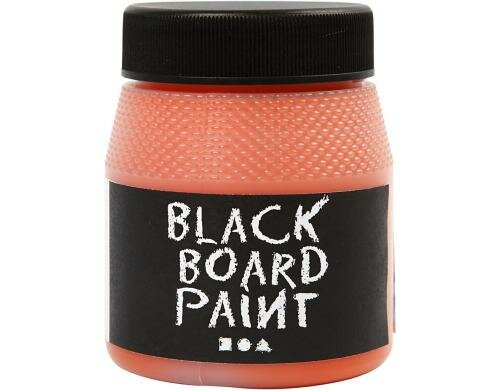 Creativ Company Tafelfarbe orange 250 ml, lässt sich mit Kreide beschreiben