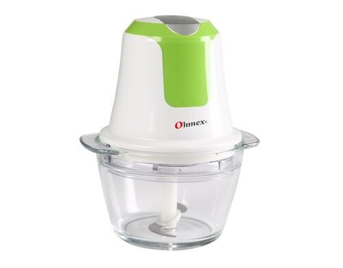 Ohmex Hacker mit Glasschüssel Fassungsvermögen 1 Liter, 500 Watt