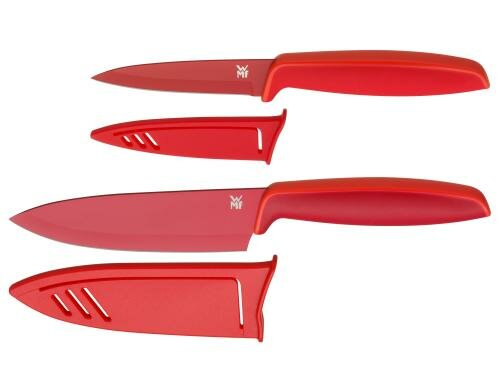 WMF Messerset Touch rot 1 Allzweckmesser, 1 Kochmesser