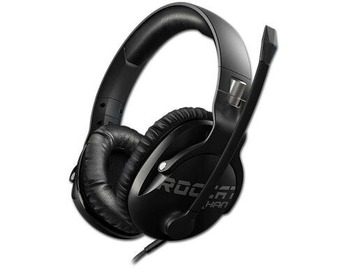 Roccat Khan Pro Over-Ear Headset, Schwarz Hi-Res-Audio, passiv Noise-canceling, 3,5mm