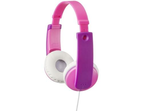 JVC HA-KD7 Stereo Kinderkopfhörer, pink Kindergerecht, Lautstärkebegrenzung