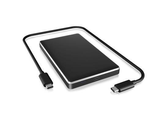 ICY BOX ext. 2.5 Gehäuse IB-245-C31-B schwarz,USB3.1 für SATA HDD und SSD
