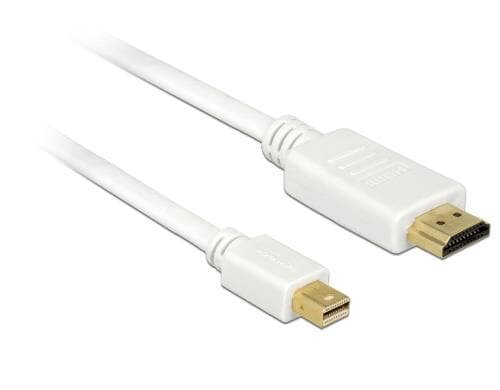 Delock MiniDisplayPort - HDMI, 50cm Weiss, HDMI-A