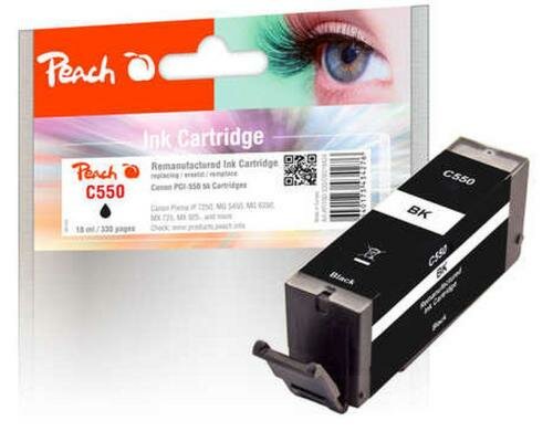 Peach Tinte Canon PGI-550 Black 18ml 330 Seiten