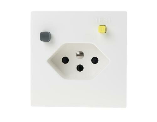 ABB Sidus UP-FI-Steckdose 1xT13 E-Typ, weiss, 30 mA 10 ms