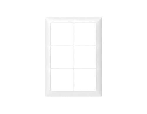 ABB Sidus Abdeckrahmen 2x3 weiss 208x148 mm