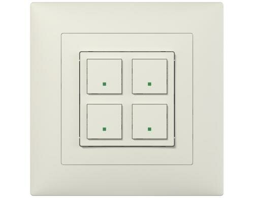 ABB free@home Tastsensor 2-fach B-Typ, Sidus weiss, 2x Sensor, ohne Aktor