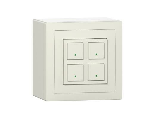 ABB free@home Sensor/Schaltaktor 2-1-fach AP-Typ, Sidus weiss, 2x Sensor, 1x Aktor