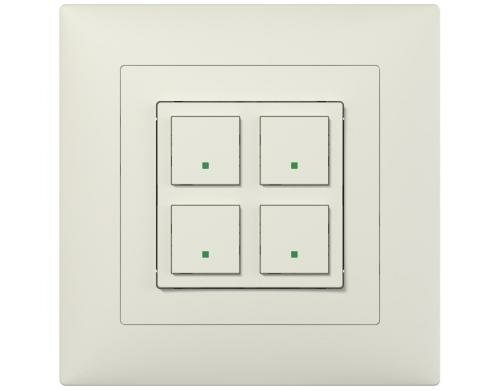 ABB free@home Sensor/Schaltaktor 2-2-fach B-Typ, Sidus weiss, 2x Sensor, 2x Aktor