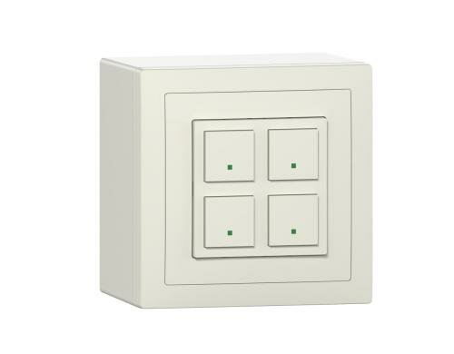 ABB free@home Sensor/Schaltaktor 2-2-fach AP-Typ, Sidus weiss, 2x Sensor, 2x Aktor