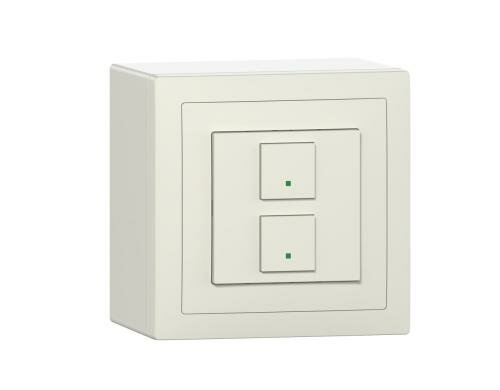 ABB free@home Sensor/Dimmaktor 1-1-fach AP-Typ, Sidus weiss, 1x Sensor, 1x Aktor