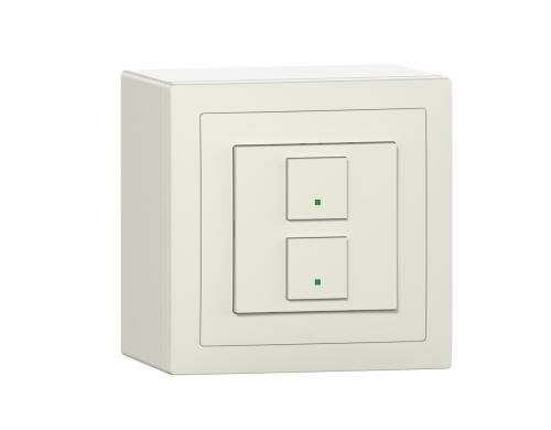 ABB free@home Sensor/Jalousieaktor 1-1-f. AP-Typ, Sidus weiss, 1x Sensor, 1x Aktor