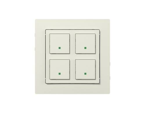 ABB free@home Sensor/Jalousieaktor 2-1-f. E-Typ, Sidus weiss, 2x Sensor, 1x Aktor