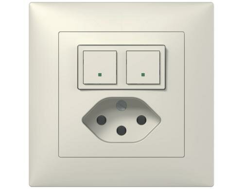 ABB free@home Kleinkombi Sensor/Aktor B-Typ, Sidus ws, T13, 1x Sensor, 1x Aktor