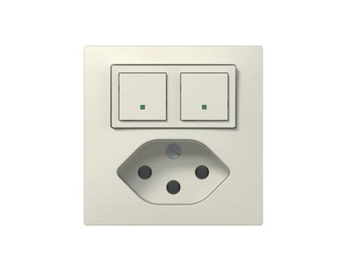 ABB free@home Kleinkombi Sensor/Aktor E-Typ, Sidus ws, T13, 1x Sensor, 1x Aktor