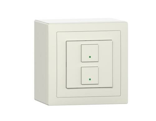 ABB free@home Funk-Tastsensor 1-fach B-Typ, Sidus weiss, 1x Sensor, ohne Aktor