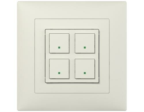 ABB free@home Funk-Sensor/Dimmaktor 2-1 B-Typ, Sidus weiss, 2x Sensor, 1x Aktor