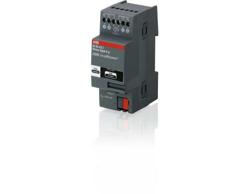 ABB free@home DIN-Rail Binäreingang 4-fach, AC/DC 10 - 230 V, 2 TE