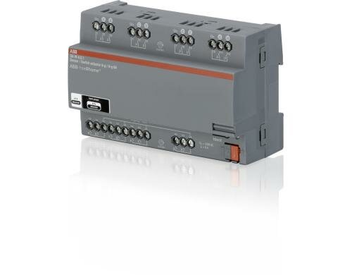 ABB free@home DIN-Rail Schaltaktor/Binär. 8 Ausgänge, 8 Binäreingänge