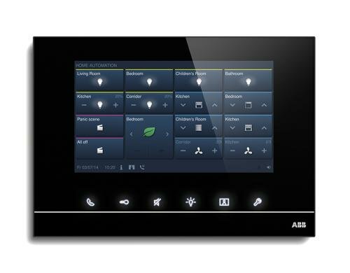 ABB free@home Touchpanel 7 Schwarz, TFT-Toch-Display