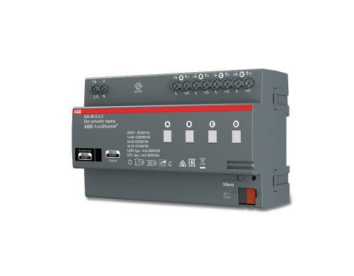 ABB free@home DIN-Rail Dimmaktor 4-fach, 230 V, Lasterkennung
