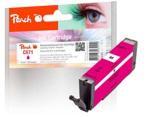 Peach Tinte Canon PGI-571 Magenta zu MG5700, 6800, 7700 Serie, 8.5ml