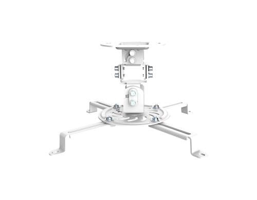 PureMounts Spider 10W Projektorhalterung Weiss, Bis 13.5 Kg, Deckenabstand 150mm