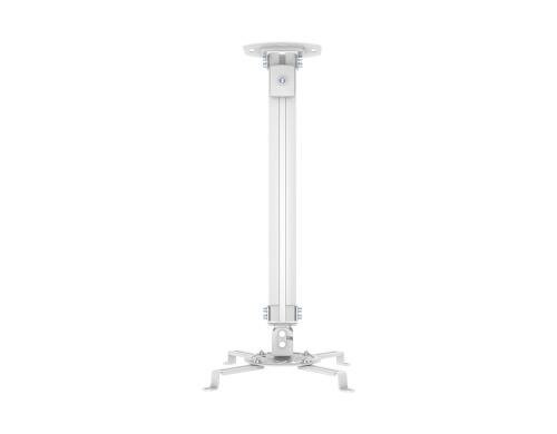 PureMounts Spider 20W Projektorhalterung Weiss, Bis 13.5 Kg, Deckenabstand 545-900mm