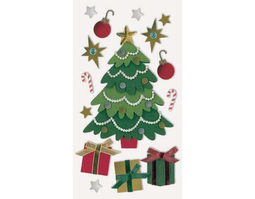Heyda Weihnachtssticker Weihnachtsbaum 1 Packung
