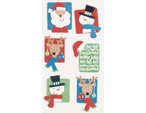 Heyda Weihnachtssticker Weihnachtsbilder 1 Packung