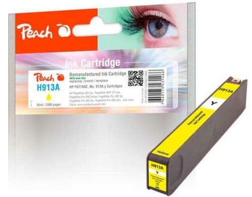Peach Tinte HP F6T79AE, No 913 Yellow, 35ml, 3300 Seiten