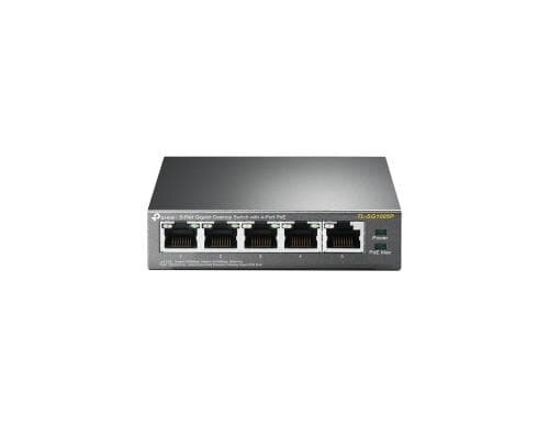 TP-Link TL-SG1005P:5Port Desktop PoE Switch 5x GE LAN Ports davon 4x 802.3af PoE