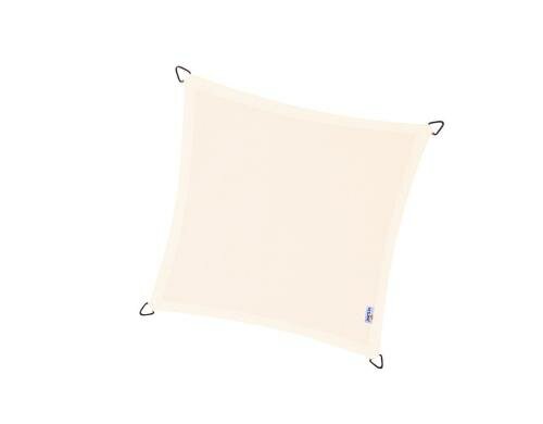 Sonnensegel Quadrat 5,0 x 5,0 x 5,0 x 5,0m Cream, Wasserdicht
