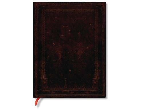 Paperblanks Flexis Notizbuch Ultra Schwarzes Marokkoleder Schlicht
